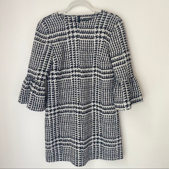 ZARA Houndstooth Work Shift Dress - Picture 6 of 9